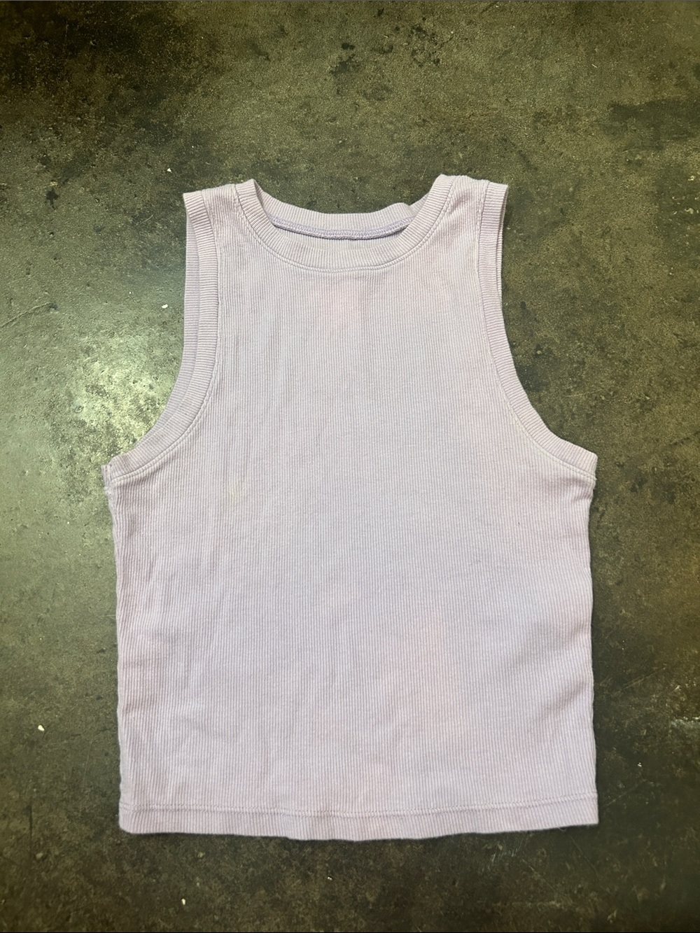 Hollister Light Lavender Ribbed Tank Top
